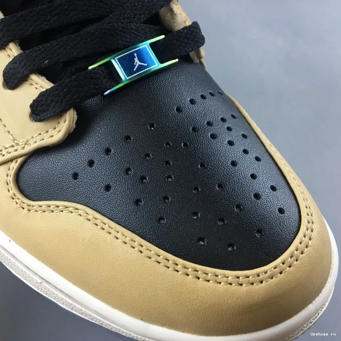 Premium High WMNS 1 Jordan Mushroom Air AH7389-003 Fossil 0427